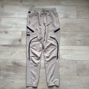 Men's UA Unstoppable Cargo Pants Medium M Beige Cream Under Armour